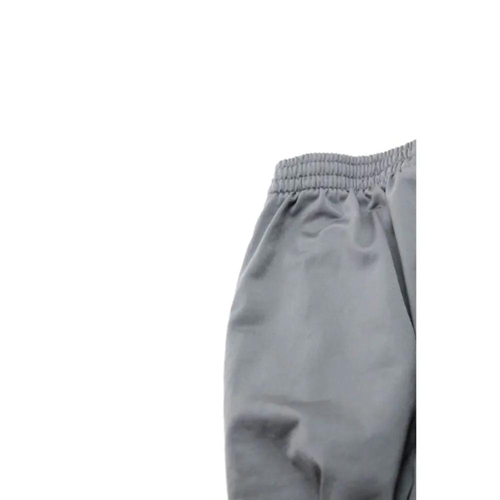 Adidas Boys Drawstring Casual Ankle Track Pants Gray Size XL